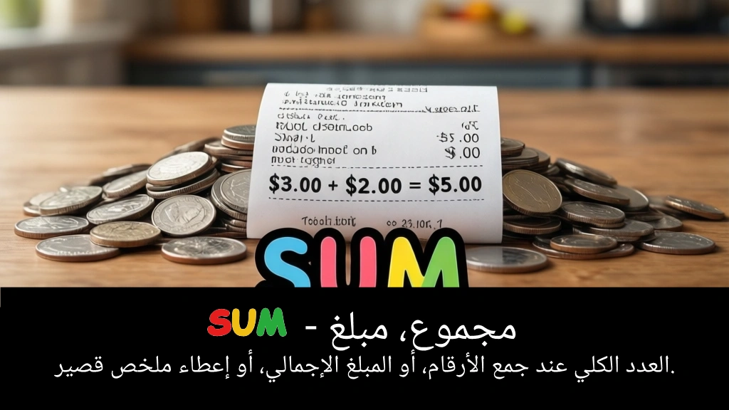 Arabic Illustration for sum